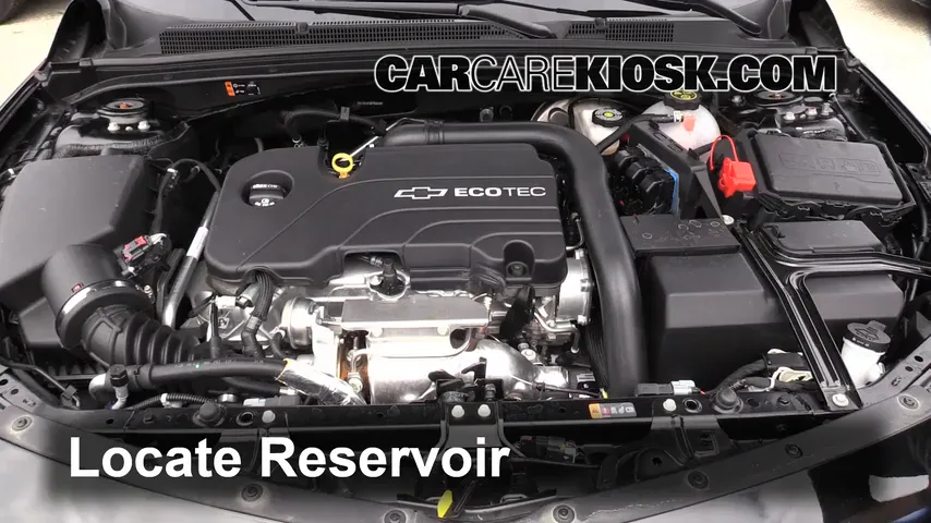 2016 Chevrolet Malibu LT 1.5L 4 Cyl. Turbo Líquido limpiaparabrisas Agregar líquido